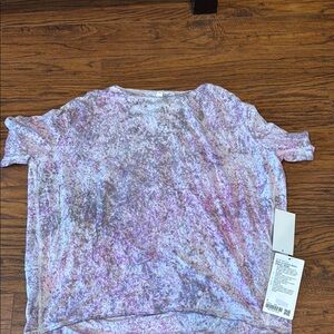 Lululemon Back in Action Short Sleeve Pink Tie-Dye T-Shirt